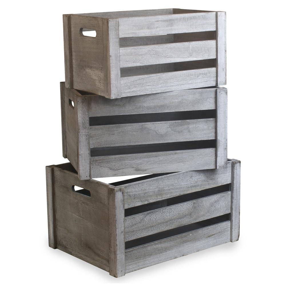 Deep Vintage Wooden Crate