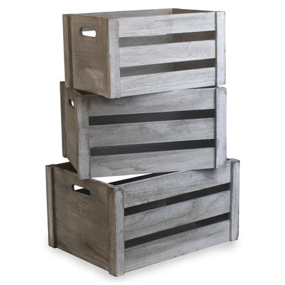 Deep Vintage Wooden Crate